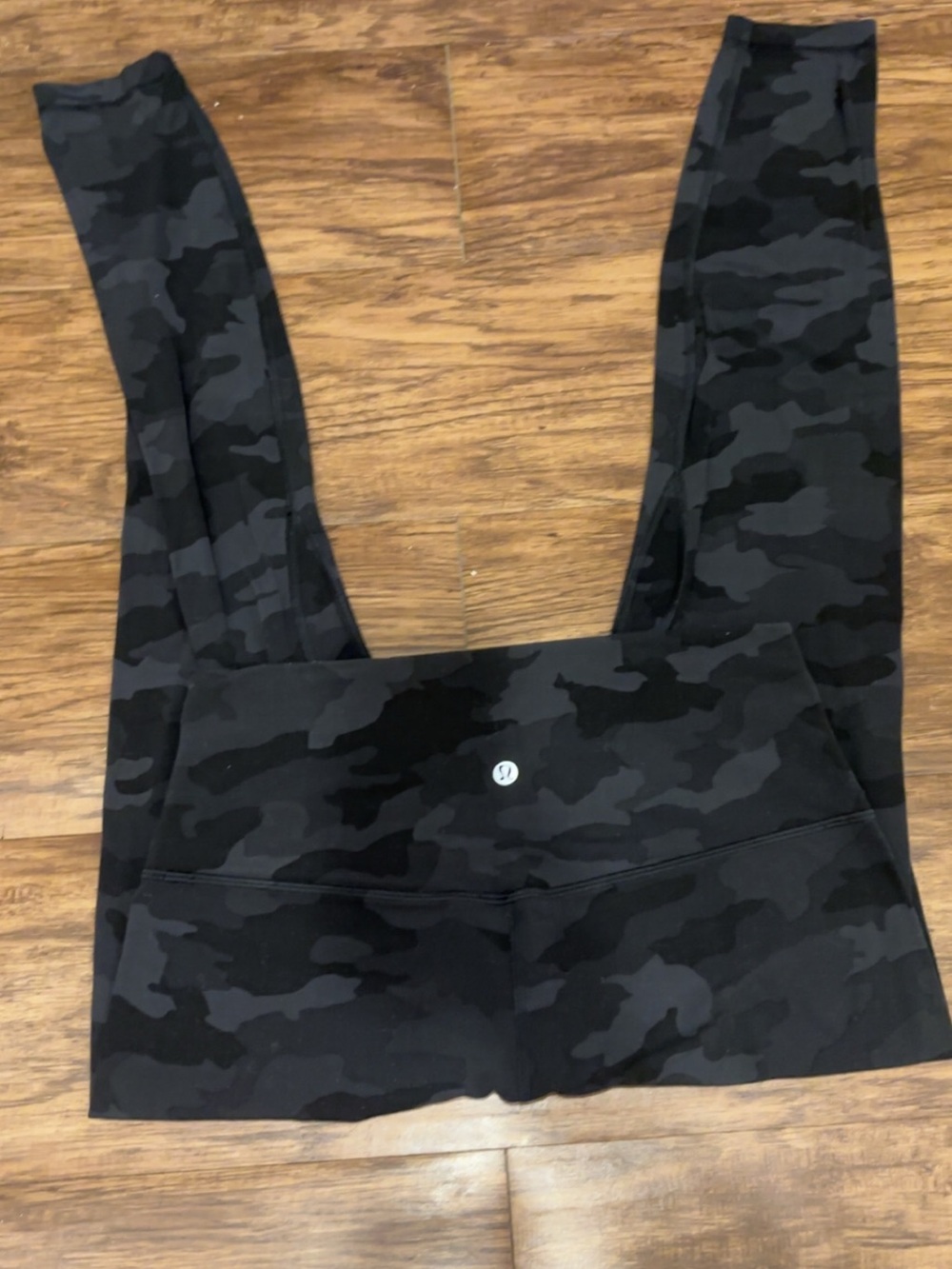 lululemon athletica Black & Charcoal Camo Leggings
